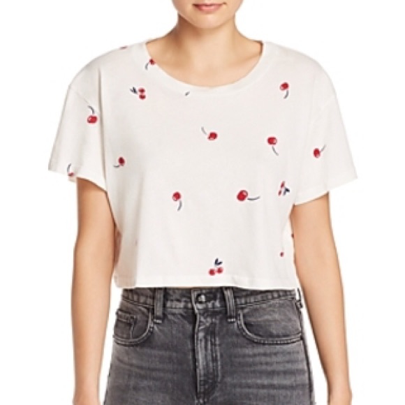 NWOT LNA Cherry Print Crop Tank - Size Small - Picture 6 of 6